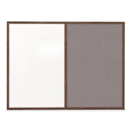 United Visual Products Slim Style Indoor Enclosed Corkboard, 48 UVRDS48SBH-BRONZE-CINNABA